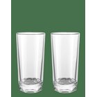 HOLMEGAARD Prism Long Drink Glass 40 Cl Clear 2 Pcs. - CLEAR - 40 cl