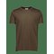 LINDBERGH Basic Tee S/S - DK BROWN - XL – kuva 1
