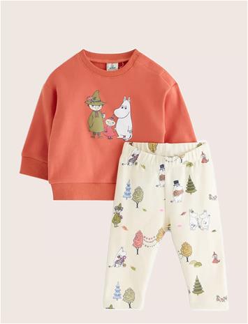 LINDEX Moomin Set - LIGHT DUSTY CORAL - 68 – kuva 1/2