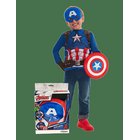 RUBIES Captain America Dress Up Gift Set 4-6 - MULTI COLOR - 4-6Y