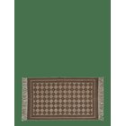 NOBLE HOUSE Rug Check Brown 70X120 - BROWN - 70X120 cm