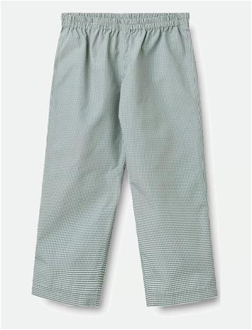 WHEAT Lightweight Shell Trousers Vand - BLUE CHECK - 122 – kuva 1/2