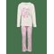 MINNIE MOUSE Pyjalong Imprime - OFF WHITE - 128 – kuva 1