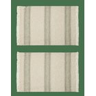 COMPLIMENTS Arles Place Mat 36X50 Cm W/Fringes - 2 Pack - GREEN - 36X50 cm