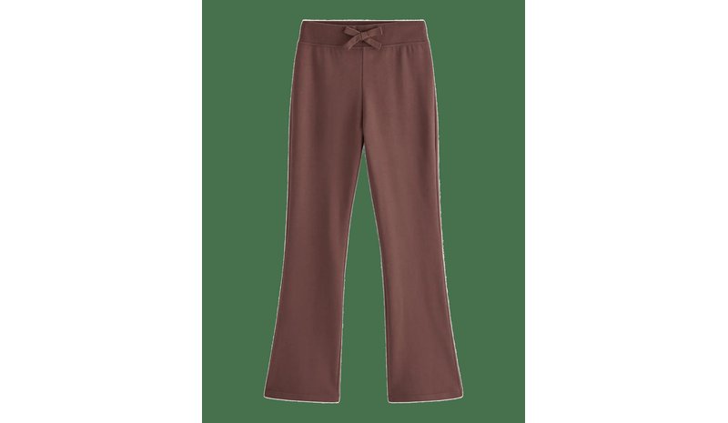 LINDEX Flared Sweatpants - DARK BROWN - 164 – kuva 1/2