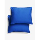 MIDNATT Pillow Cover 2-Pack Siesta - COBALT BLUE - 50X60 cm