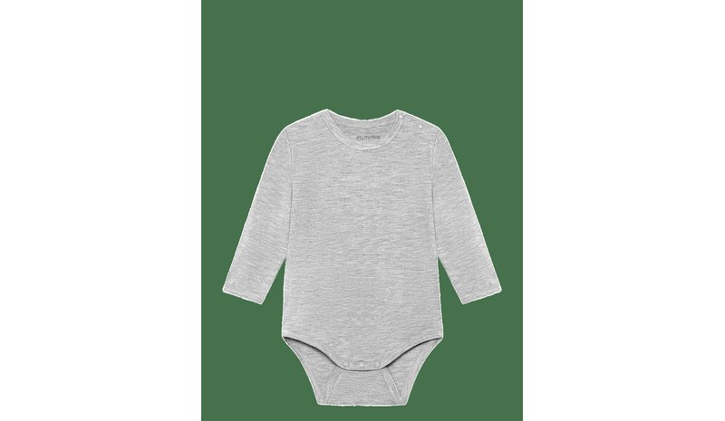 MINYMO Body Ls - MEDIUMGREYMELANGE - 80 – kuva 1/2