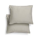 MIDNATT Pillow Cover 2-Pack Pebble - GREY - 65X65 cm