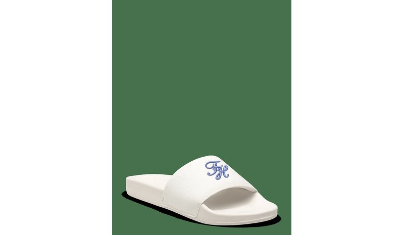 TOMMY HILFIGER Th Script Pool Slide - ECRU - 40 – kuva 1/2
