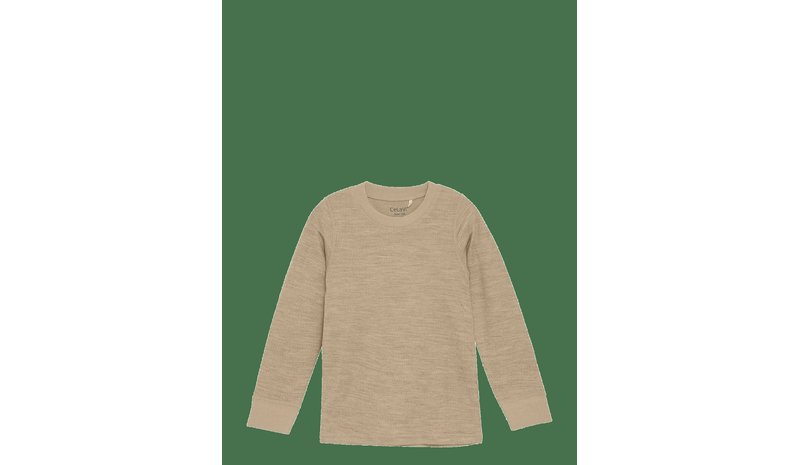 CELAVI Blouse Ls - Solid - SAVANNAH TAN - 90 – kuva 1/2