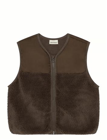 MINYMO Vest Teddy W. Lining - CHOCOLATE CHIP - 104 – kuva 1/2