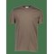 LINDBERGH Basic Tee S/S - DK BROWN MEL - 3XL – kuva 1