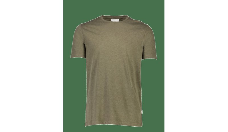 LINDBERGH Basic Tee S/S - DK ARMY MEL - M – kuva 1/2