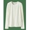 NAME IT Nkfwang Wool Needle Ls Top Solid - SNOW WHITE - 134-140 – kuva 1