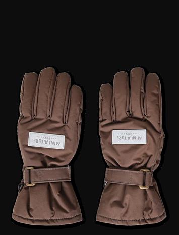 MINI A TURE Matcelio Gloves - CHESTNUT BROWN - 10/12Y – kuva 1/2