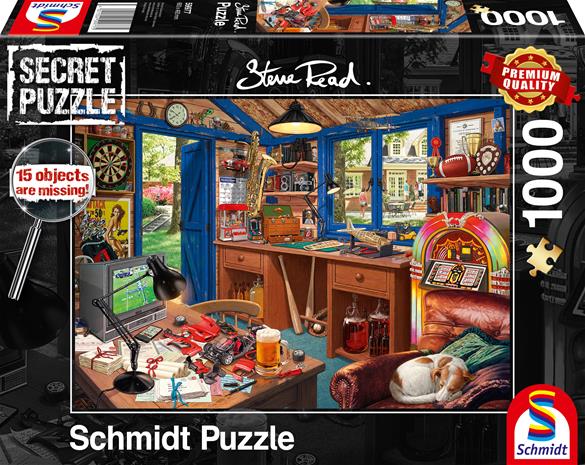 Schmidt Steve Read: Father´s Workshop - Secret Puzzles 1000p palapeli – kuva 6/7