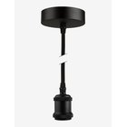 E3LIGHT E3 Lamp Vintage E27 Pendant - MAT BLACK - Ø10X6.0 cm