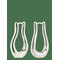 PILGRIM Unfold Hoops Silver-Plated - SILVER PLATED - One Size – kuva 1
