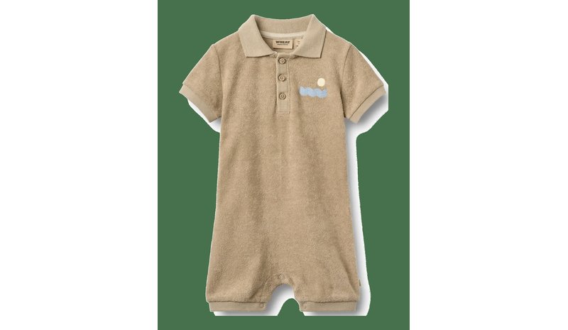 WHEAT Playsuit Sully - SAND STONE - 62 – kuva 1/2