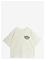 MINI RODINI E.t Emb Ss Tee - OFF-WHITE - 116/122 – kuva 1