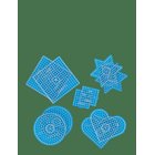 HAMA Hama Maxi 10 Pegboards Geometric Shapes - MULTI - One Size