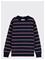 TOMMY HILFIGER Stripe Tee Ls - DARK BLUE - 164 – kuva 1