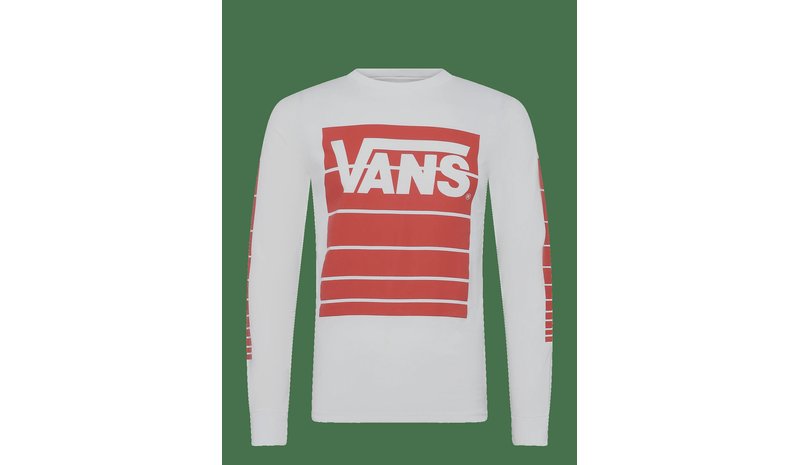 VANS Fast Terrain Ls Tee - WHITE - S – kuva 1/2