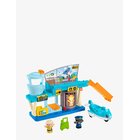 FISHER-PRICE Little People Everyday Adventures Airport Toddler Playset, Airplane & 3 Play Pieces - MULTICOLOR - One Size