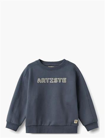 WHEAT Sweatshirt L/S Franc - GREYBLUE - 122 – kuva 1/2