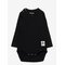 MINI RODINI Basic Ls Body - BLACK - 80-86 – kuva 1