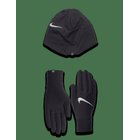 NIKE EQUIPMENT Nike M Essential Hat And Glove Set - BLACK/BLACK/SILVER - S/M