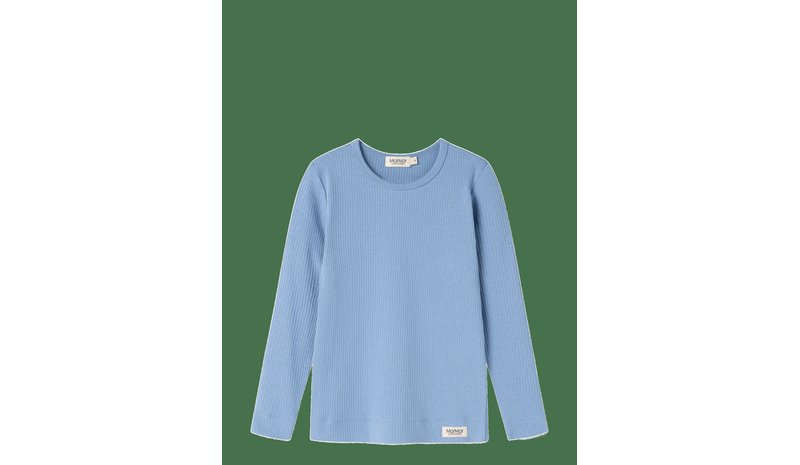 MARMAR COPENHAGEN Plain Tee Ls - BLUE HEAVEN - 98 – kuva 1/2