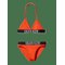 CALVIN KLEIN Triangle Bikini Set - ORANGE COM - 152-164 – kuva 1