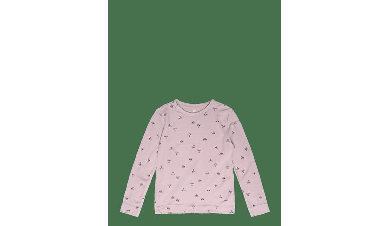 HUMMEL Hmlmini Wool T-Shirt L/S - CLOUD GRAY - 104 – kuva 1/2