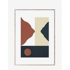 PAPER COLLECTIVE Big Sur - 50X70 Cm - WHITE, BROWN, BEIGE, BLUE - 50X70 cm