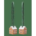 KÄHLER Gingerbread Christmas Ornament Brown 2 Pcs. - BROWN - 5 cm