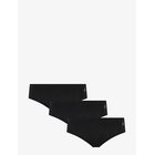 URBAN QUEST 3-Pack Women Bamboo Bikini Brief - BLACK - L