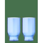 STUDIO ABOUT Water Glass, Tall - BLUE - 25 CL