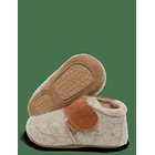 MELTON Cosy Wool Slippers - BEIGE MELANGE - 20/21