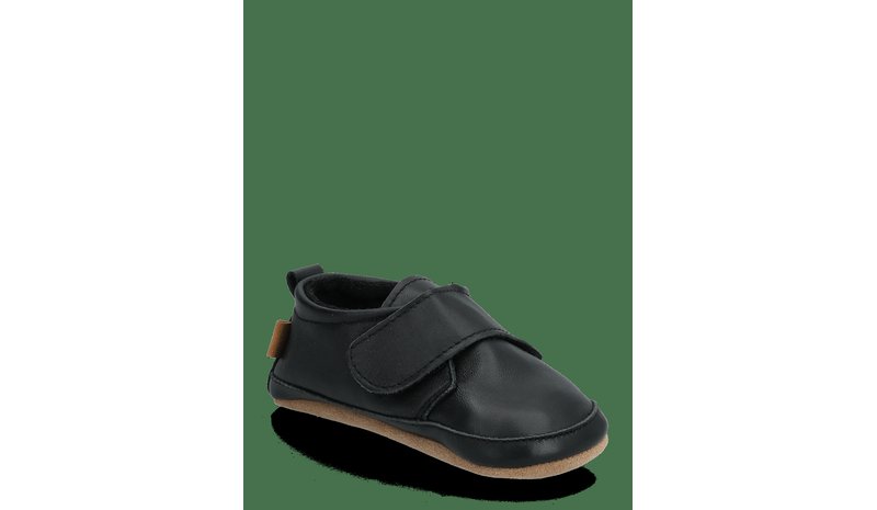 MELTON Classic Leather Slippers - BLACK - 26/27 – kuva 1/2