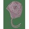 NAME IT Nbfwrilla Bow Wool Knit Hat - TOADSTOOL - 45-47 – kuva 1