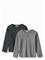 WHEAT T-Shirt L/S Morris - FLINT - 92 – kuva 1