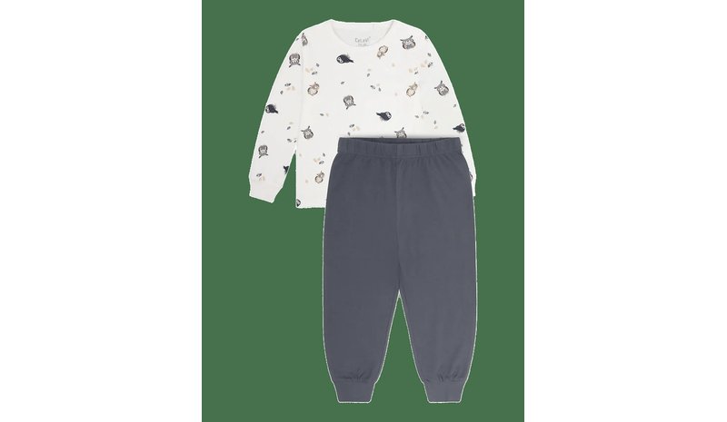 CELAVI Pyjama Set Ls - GRAY WHALE - 90 – kuva 1/2