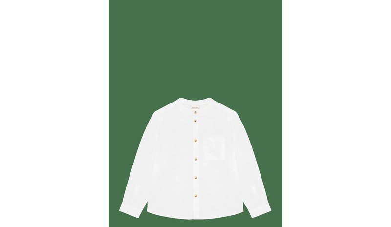 MINYMO Shirt Ls - BRIGHT WHITE - 98 – kuva 1/2