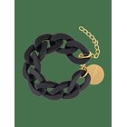 BY JOLIMA Marbella Bracelet, Matte - BLACK - One Size x 22