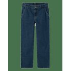 LMTD Nlmtoizza Dnm Loose Pant Noos - DARK BLUE DENIM - 152