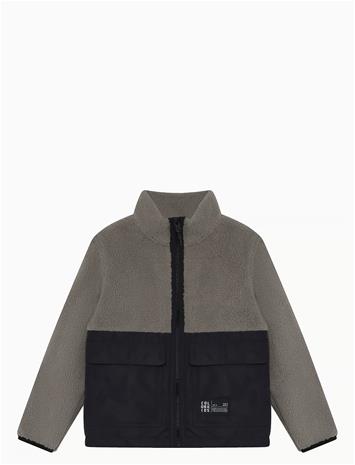 COLOR KIDS Teddy Jacket - PHANTOM - 164 – kuva 1/2