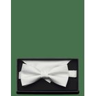 LINDBERGH BLACK Polyester Bow Tie - WHITE - One Size