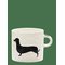 ANNA + NINA Dachshund Mug - MULTICOLOR - 50 CL – kuva 1