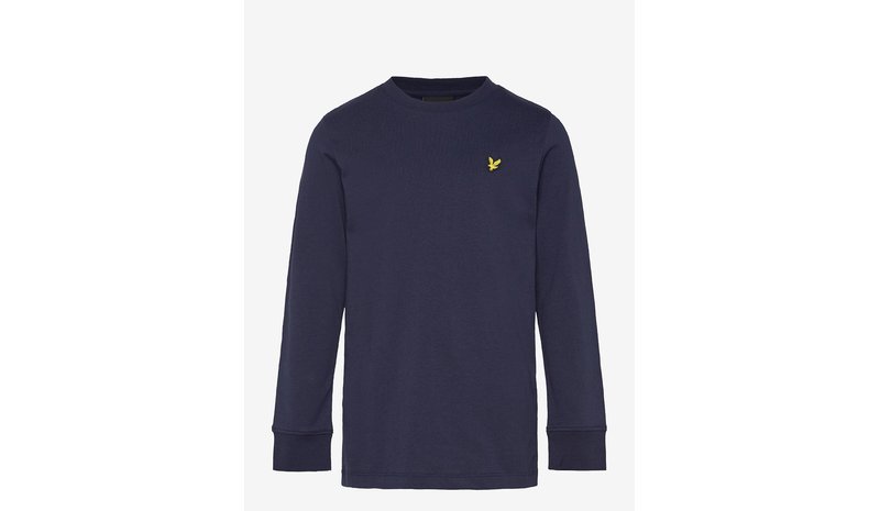 LYLE & SCOTT Plain Ls T-Shirt - NAVY - 128-134 – kuva 1/2